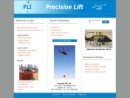 Website Snapshot of Precision Lift, Inc.