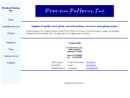 Website Snapshot of Precision Patterns, Inc.