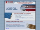 Website Snapshot of Precision Roll