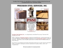 Website Snapshot of Precision Steel Service, Inc.