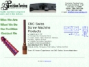 Website Snapshot of Precision Turning Corp.