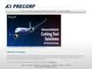 Website Snapshot of Precorp - Michigan