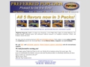 Website Snapshot of Preferred Popcorn, LLC