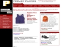 Website Snapshot of PREMIER PLAYER