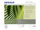 Website Snapshot of PRENAX INCORPORATED