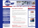 Website Snapshot of Presairtrol, LLC