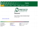 Website Snapshot of Pressco Technology