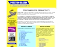 Website Snapshot of PRESTON-EASTIN INC