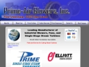 Website Snapshot of Prime-Air Blowers, Inc.