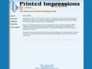 Website Snapshot of Printed Impressions, Inc.
