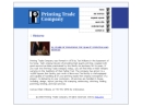 Website Snapshot of Printing Trade Co.