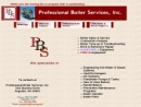 Website Snapshot of PROFESSIONAL BOILER SERVICES I