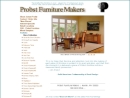 Website Snapshot of Probst Furniture Makers
