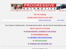 Website Snapshot of Progressive Automotive