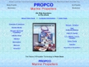 Website Snapshot of Propco Marine Propellers, Inc.