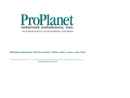 Website Snapshot of ProPlanet Internet