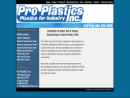 Website Snapshot of PRO PLASTICS INC