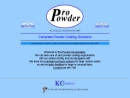 Website Snapshot of Pro Powder, Inc.