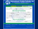 Website Snapshot of International Protein Colloids, Inc