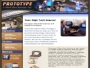 Website Snapshot of Prototype & Short Run Services