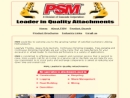 Website Snapshot of PSM Hydraulics