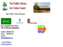 Website Snapshot of PUBLIC LIBRARY FOR UNION COUNTY INC