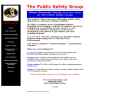 Website Snapshot of PUBLIC SAFETY GROUP INC, THE