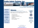 Website Snapshot of PUBLIC SAFETY TRAINING INC