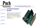 Website Snapshot of Puch Mfg. Corp.