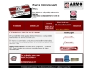 Website Snapshot of Parts Unlimited Inc.