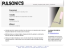 Website Snapshot of Pulsonics, Inc.