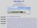Website Snapshot of Pure Herbs Ltd.