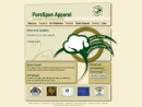 Website Snapshot of Pure Spun Apparel