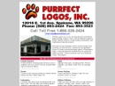 Website Snapshot of Purrfect Logos, Inc.