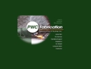 Website Snapshot of PWC Fabrication