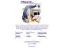 Website Snapshot of PRAXIS, INC.