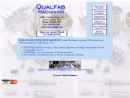 Website Snapshot of Qualfab Machining