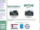 Website Snapshot of Quality Air Specialists, Inc