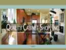 Website Snapshot of Quality Cabinet Shop, Inc.