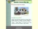 Website Snapshot of QUALITY CONCRE-MIX INC