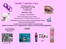 Website Snapshot of Quality Cosmetics Mfg.