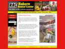 Website Snapshot of Rabern Rental Center