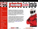 Website Snapshot of Racequip Safety Systems