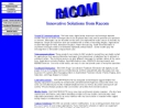 Website Snapshot of Racom Products