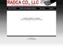 Website Snapshot of RADCA CO., LLC