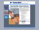 Website Snapshot of Radec Corp.
