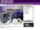 Website Snapshot of Radian Audio Engineering, Inc.