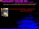Website Snapshot of Radiant Color