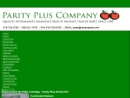 Website Snapshot of PARITY PLUS COMPANY