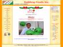 Website Snapshot of Rajbhog Foods, Inc.